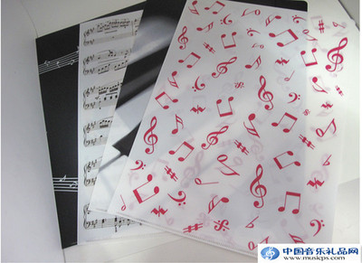 【音樂文具*臺灣制造*音符 鋼琴 樂譜L型資料夾*文件夾*混批】價格,廠家,圖片,文件夾、文件冊,廣州弦尚文化傳播-